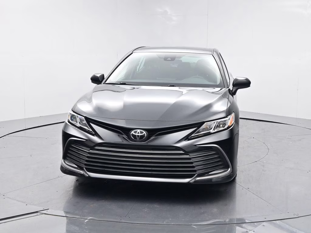 2024 Midnight Black Metallic Toyota Camry LE FWD Sedan