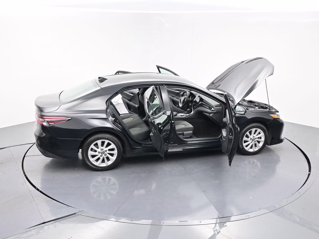 2024 Midnight Black Metallic Toyota Camry LE FWD Sedan