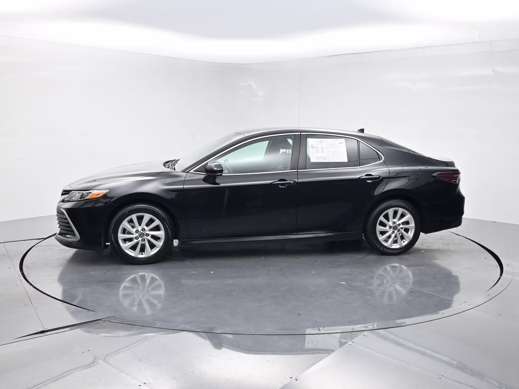 2024 Midnight Black Metallic Toyota Camry LE FWD Sedan