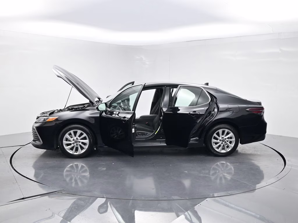 2024 Midnight Black Metallic Toyota Camry LE FWD Sedan