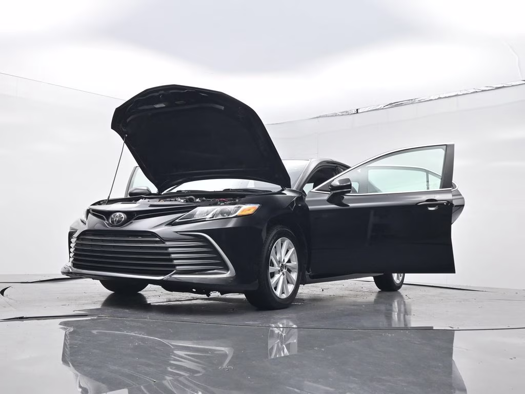 2024 Midnight Black Metallic Toyota Camry LE FWD Sedan
