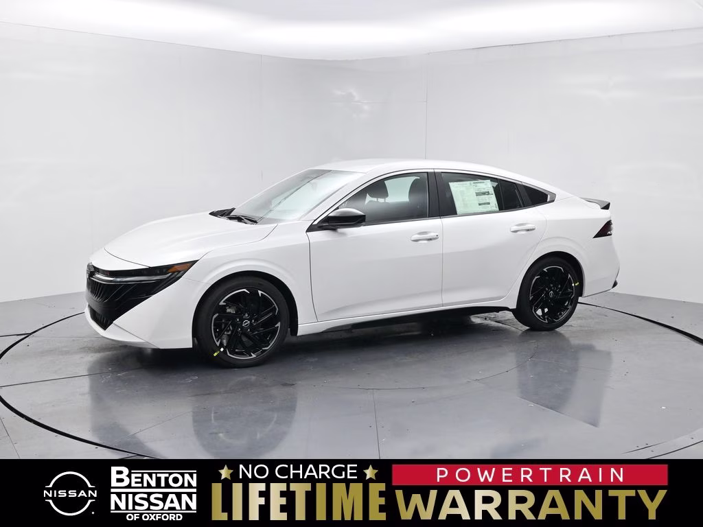 2026 Aspen White Tricoat Nissan Sentra SR FWD Sedan