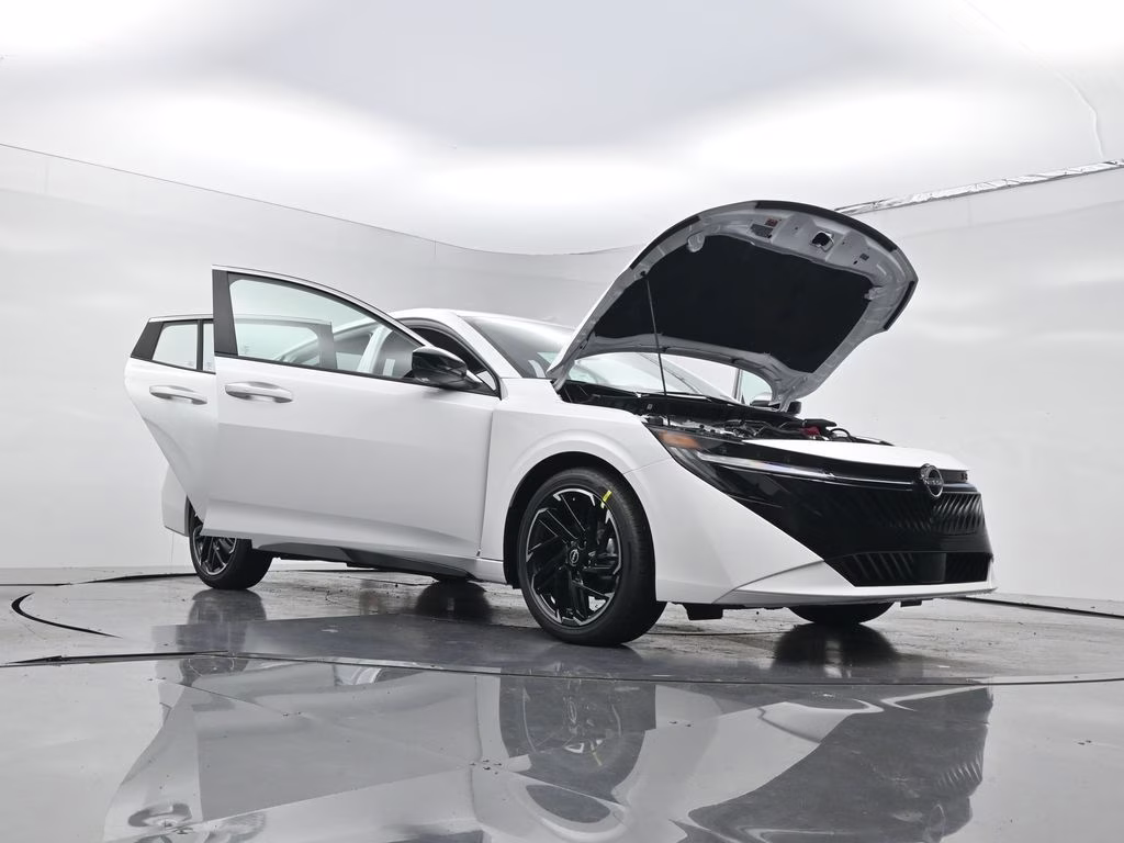 2026 Aspen White Tricoat Nissan Sentra SR FWD Sedan