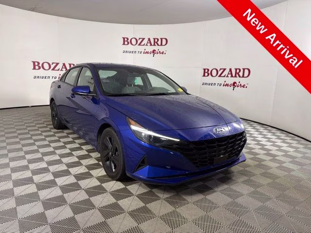 2021 Intense Blue Hyundai Elantra SEL FWD Sedan