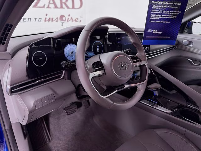 2021 Intense Blue Hyundai Elantra SEL FWD Sedan