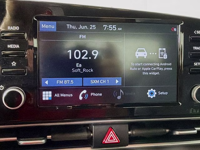 2021 Intense Blue Hyundai Elantra SEL FWD Sedan
