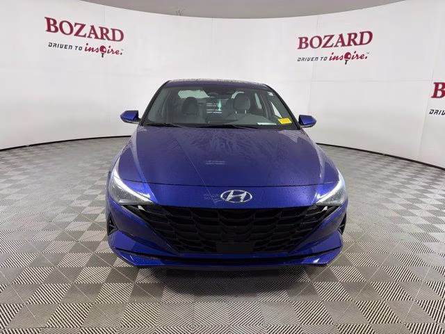 2021 Intense Blue Hyundai Elantra SEL FWD Sedan