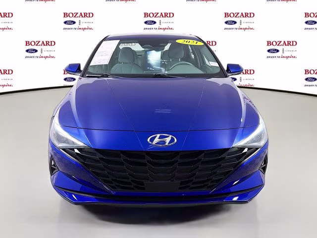 2021 Intense Blue Hyundai Elantra SEL FWD Sedan