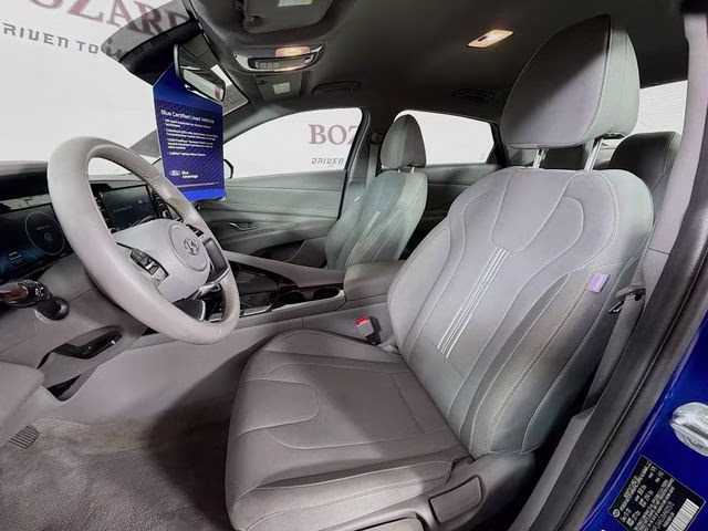 2021 Intense Blue Hyundai Elantra SEL FWD Sedan