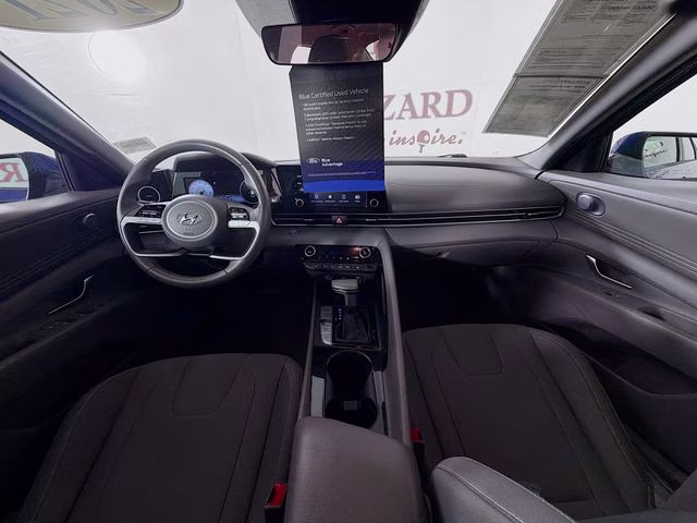 2021 Intense Blue Hyundai Elantra SEL FWD Sedan