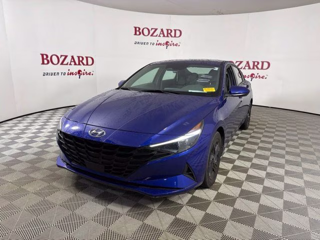2021 Intense Blue Hyundai Elantra SEL FWD Sedan
