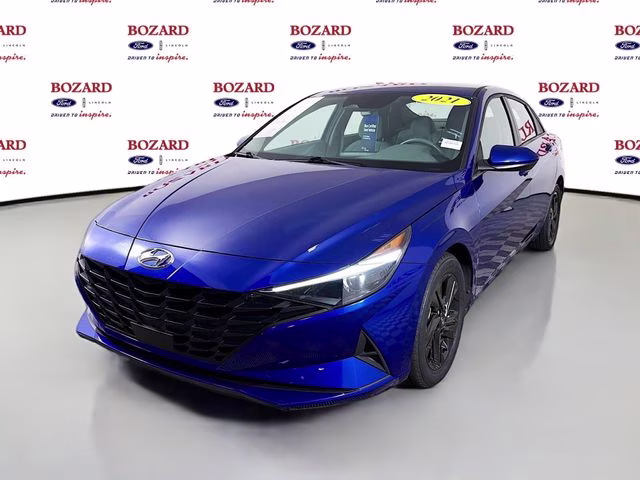 2021 Intense Blue Hyundai Elantra SEL FWD Sedan