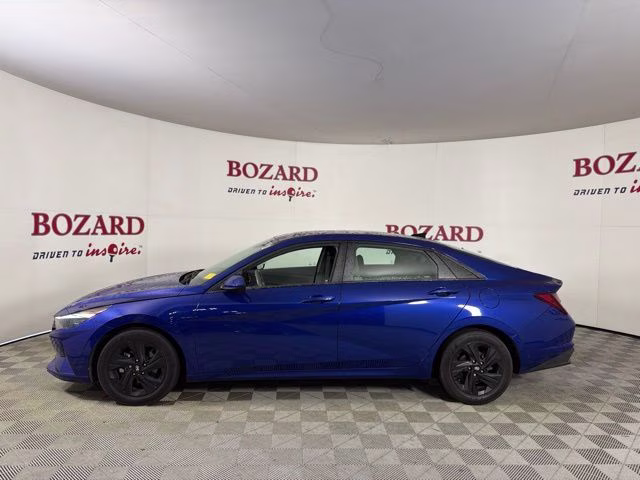 2021 Intense Blue Hyundai Elantra SEL FWD Sedan