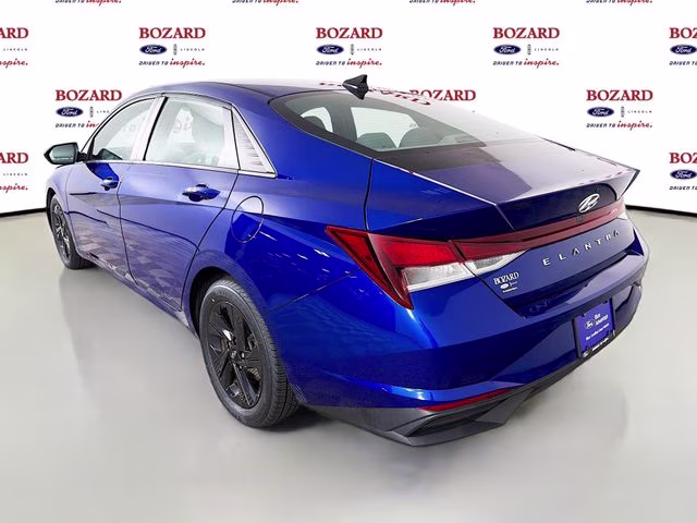 2021 Intense Blue Hyundai Elantra SEL FWD Sedan