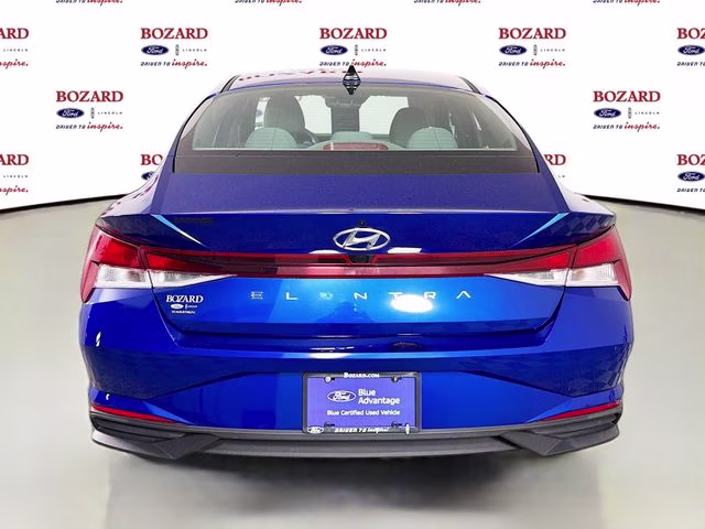 2021 Intense Blue Hyundai Elantra SEL FWD Sedan
