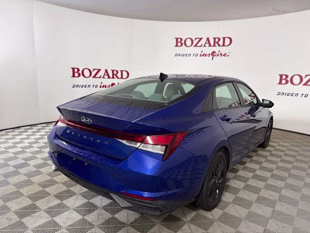 2021 Intense Blue Hyundai Elantra SEL FWD Sedan