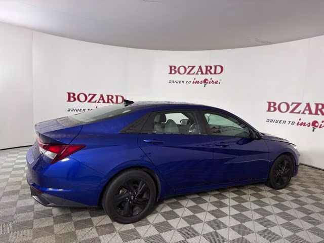 2021 Intense Blue Hyundai Elantra SEL FWD Sedan