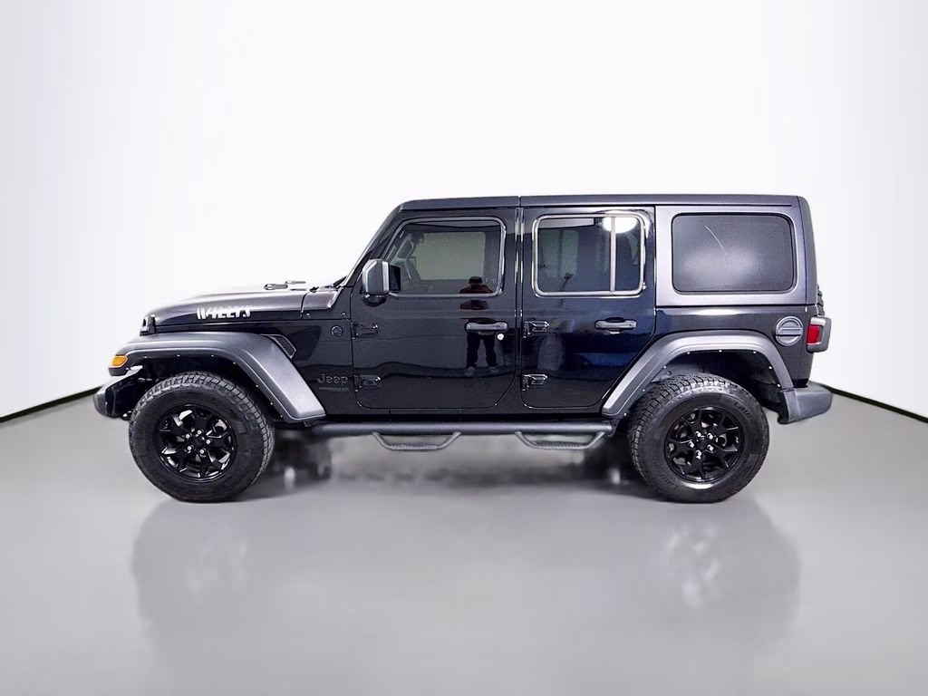 2022 Black Clearcoat Jeep Wrangler Unlimited Willys 4X4 SUV