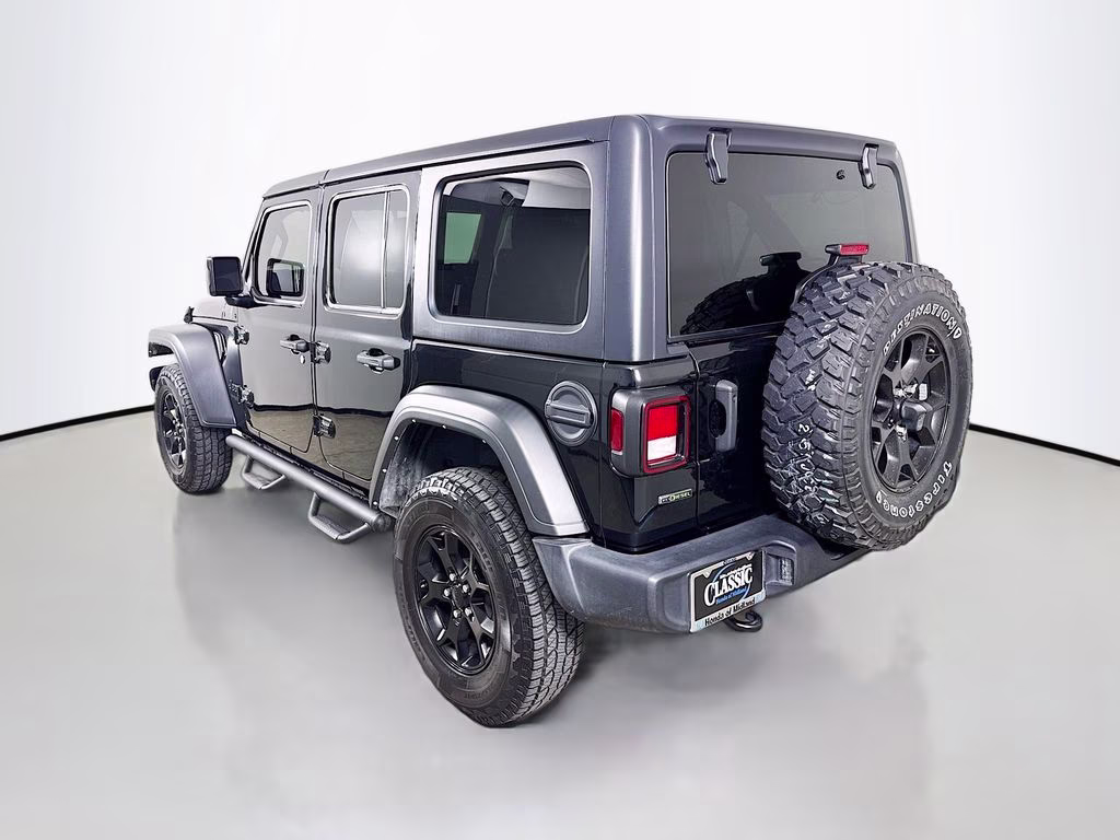 2022 Black Clearcoat Jeep Wrangler Unlimited Willys 4X4 SUV