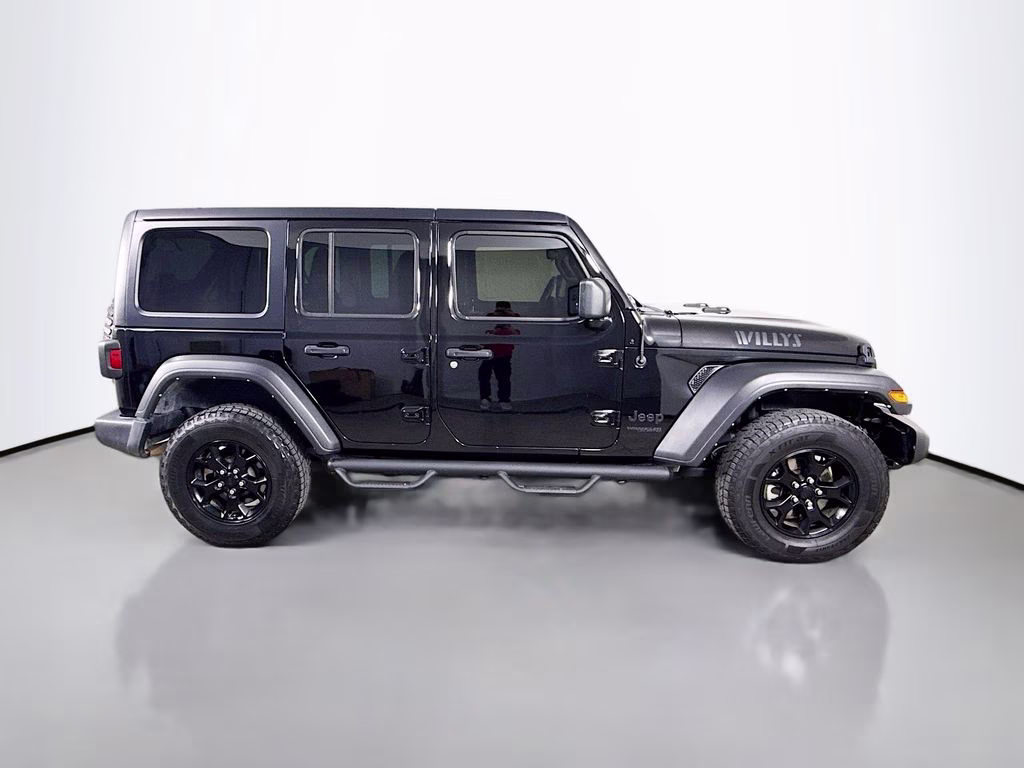 2022 Black Clearcoat Jeep Wrangler Unlimited Willys 4X4 SUV