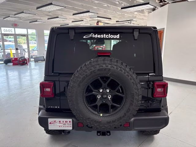 2026 Black Clearcoat Jeep Wrangler Willys 4X4 SUV