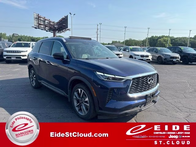 2025 Grand Blue INFINITI QX60 LUXE AWD SUV
