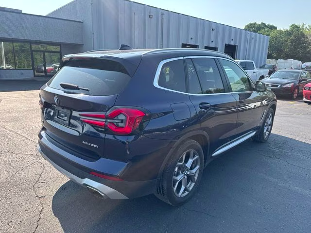 2022 Tanzanite Blue II Metallic BMW X3 xDrive30i AWD SUV