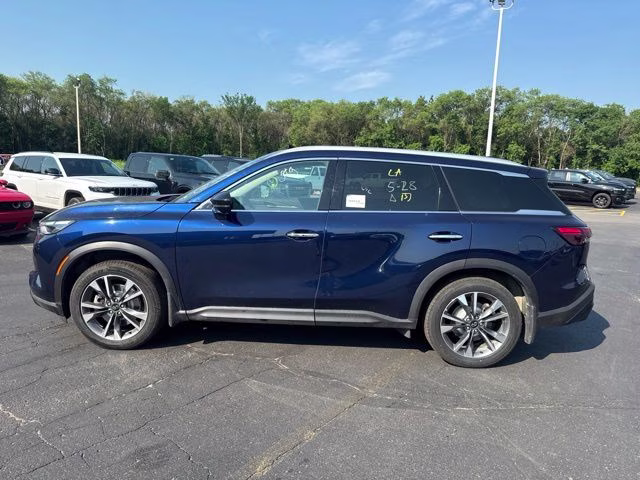 2025 Grand Blue INFINITI QX60 LUXE AWD SUV