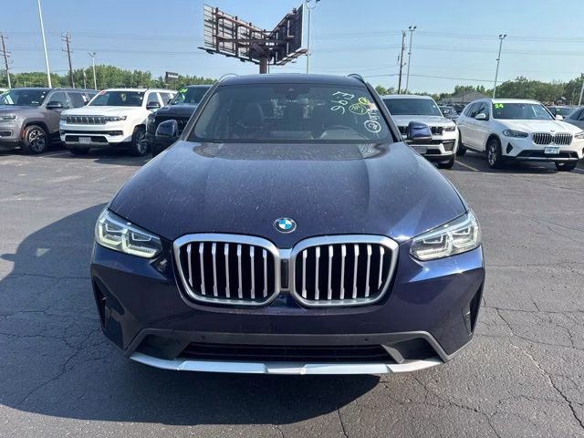 2022 Tanzanite Blue II Metallic BMW X3 xDrive30i AWD SUV