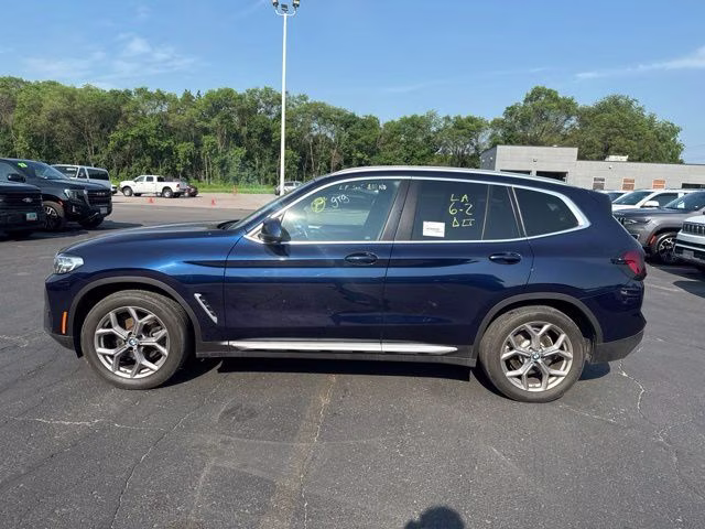 2022 Tanzanite Blue II Metallic BMW X3 xDrive30i AWD SUV