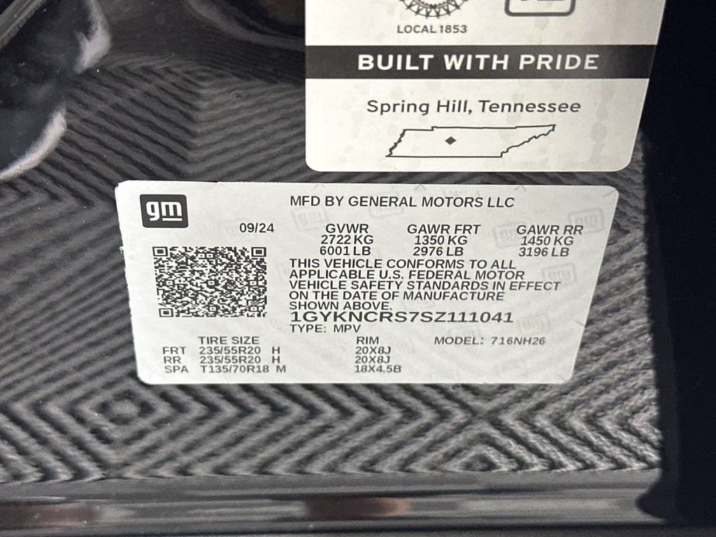 2025 Stellar Black Metallic Cadillac XT5 Premium Luxury FWD SUV