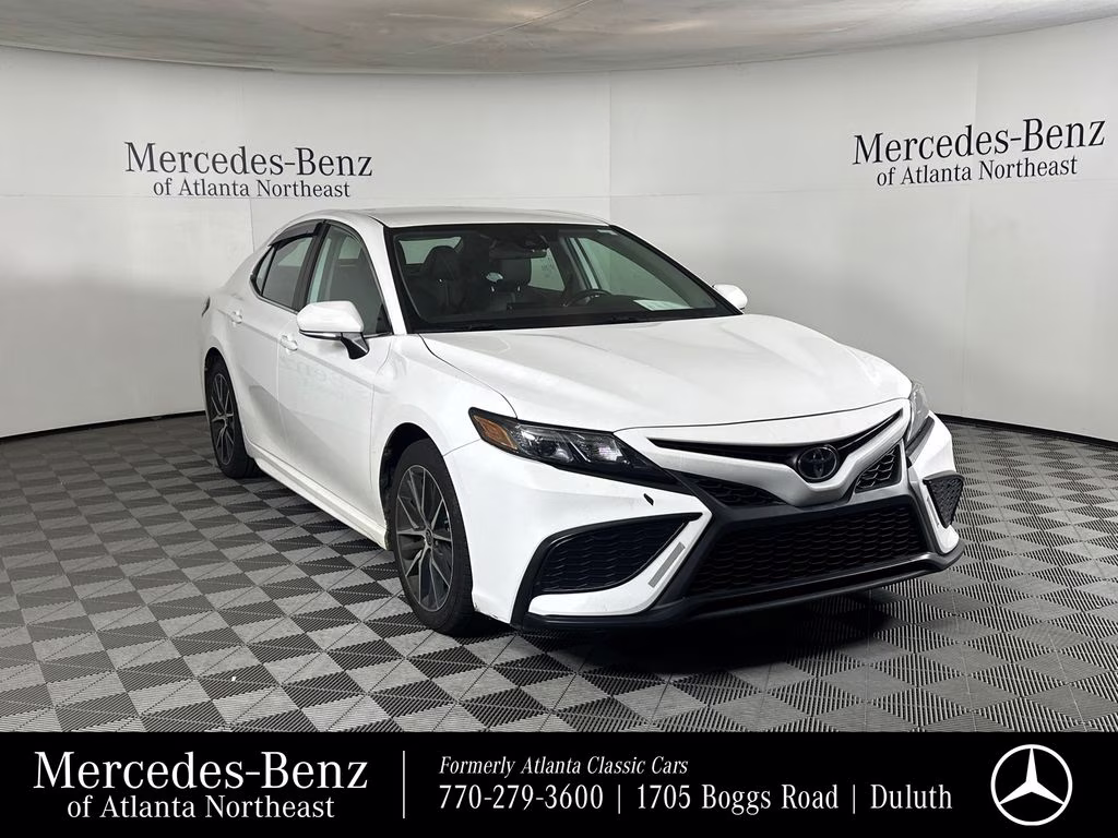 2023 White Toyota Camry FWD Sedan