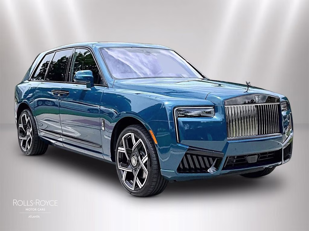 2027 Mustique Blue Rolls-Royce Black Badge Cullinan AWD SUV