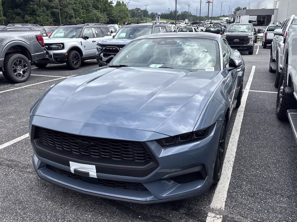 2026 Blue Ford Mustang EcoBoost RWD Coupe