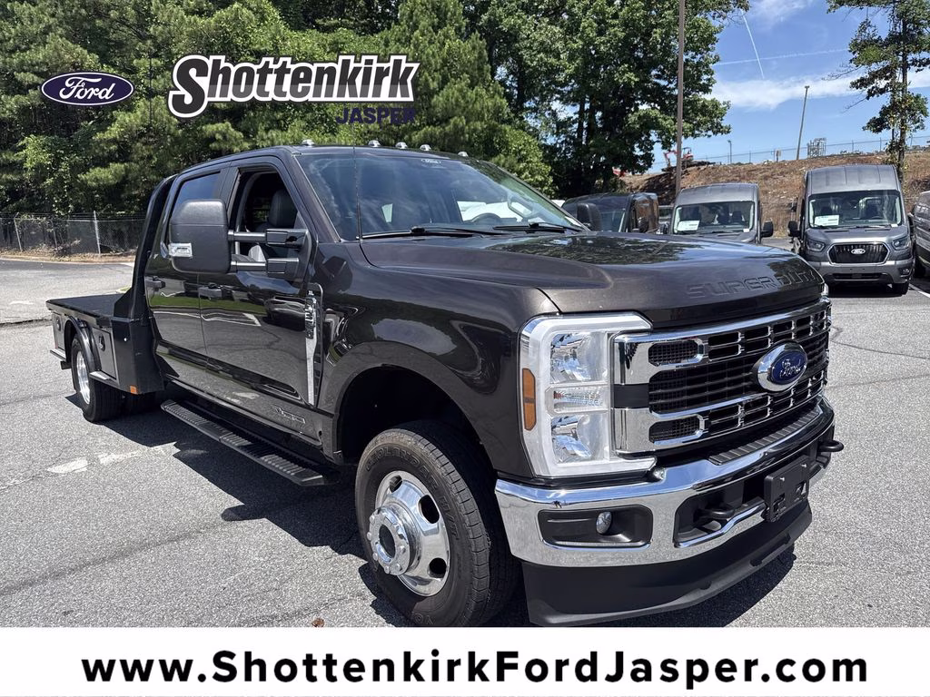 2024 Darkened Bronze Metallic Ford Super Duty F-350 DRW XL 4X4 Chassis
