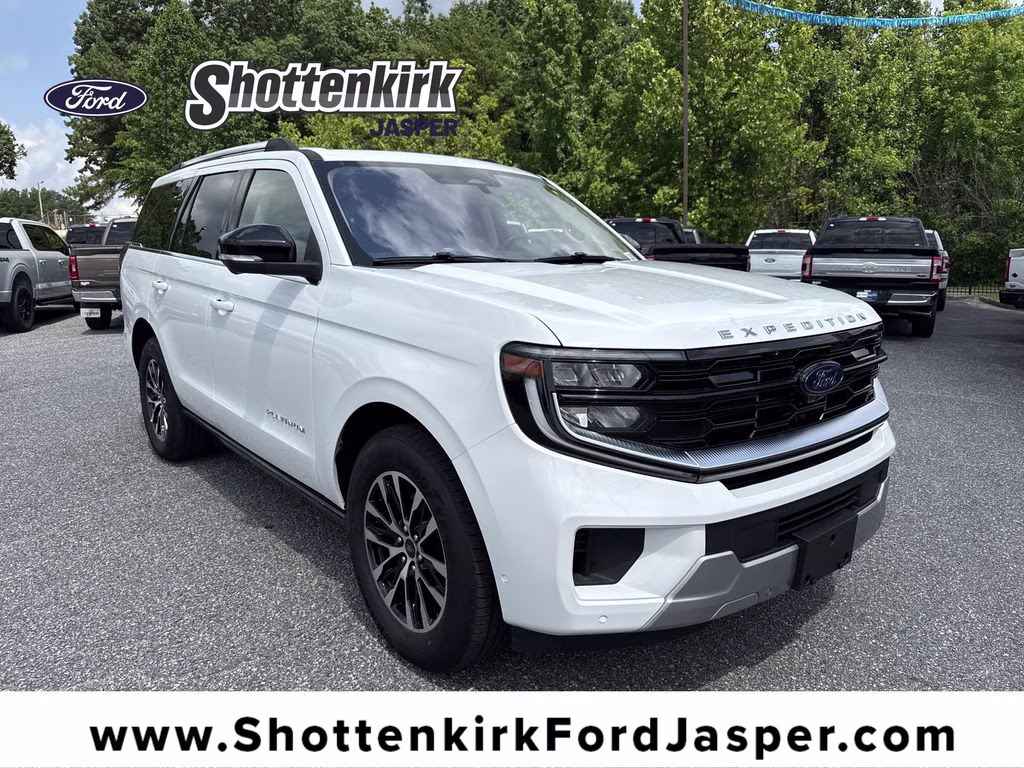 2025 Oxford White Ford Expedition Platinum 4X4 SUV