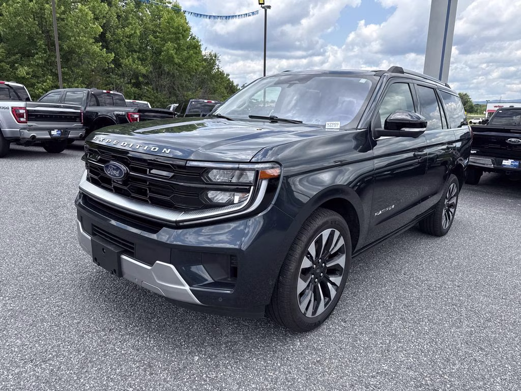 2025 Blue Metallic Ford Expedition Platinum 4X4 SUV