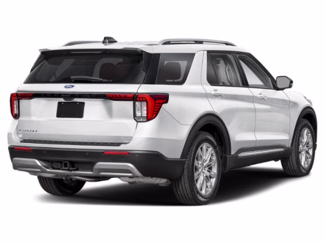 2026 Space White Metallic Ford Explorer Platinum 4X4 SUV