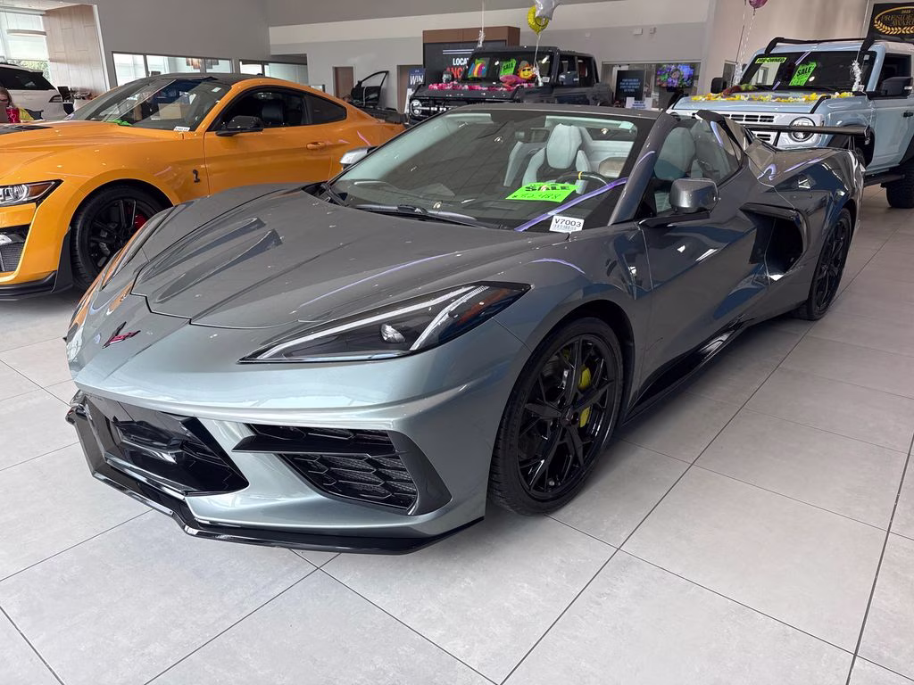 2023 Hypersonic Gray Metallic Chevrolet Corvette Stingray RWD Convertible