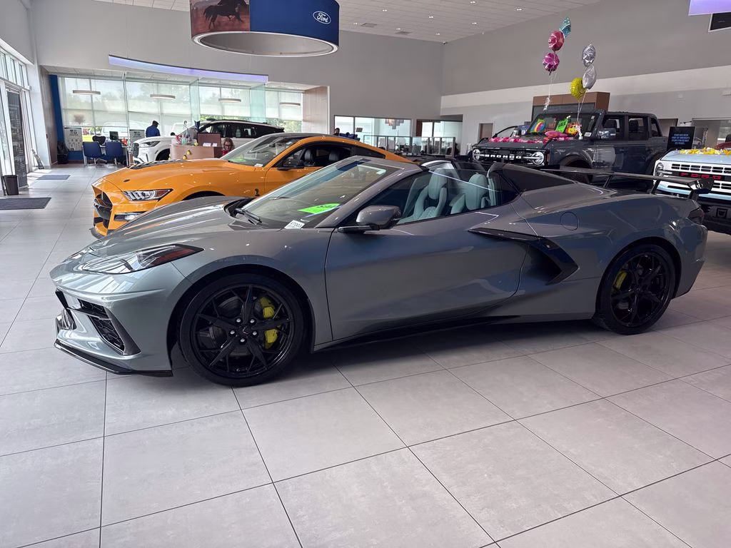 2023 Hypersonic Gray Metallic Chevrolet Corvette Stingray RWD Convertible
