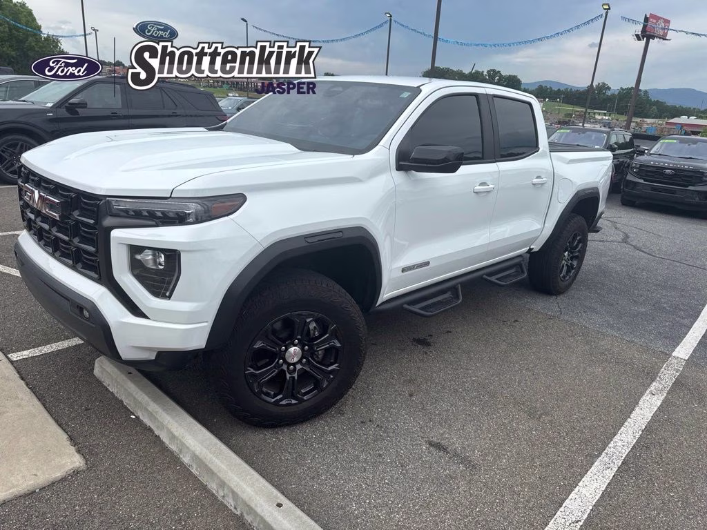 2023 Summit White GMC Canyon Elevation RWD Truck