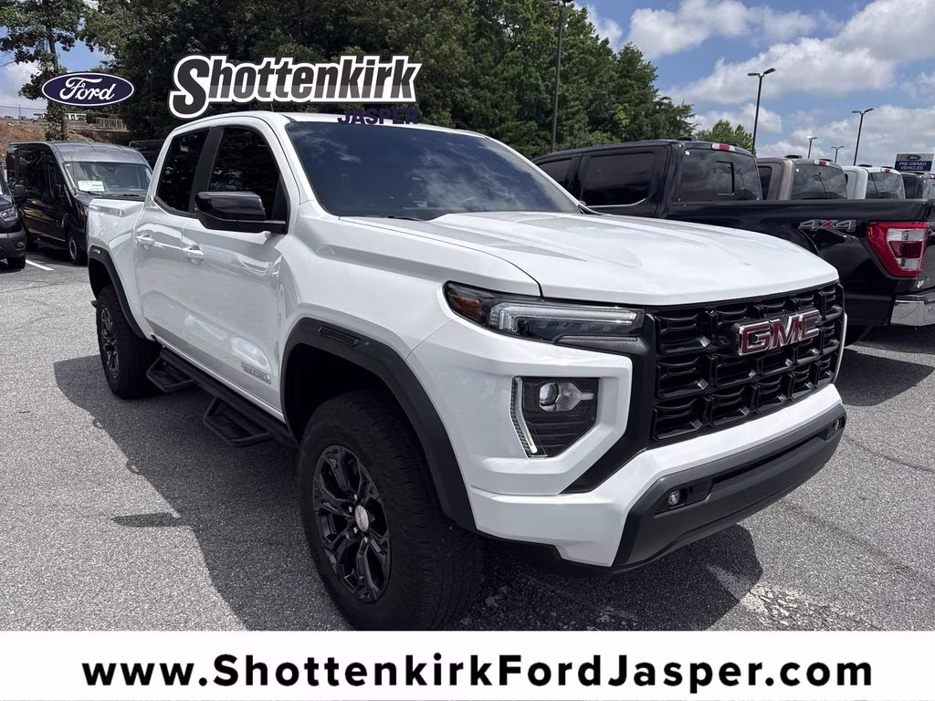 2023 Summit White GMC Canyon Elevation RWD Truck