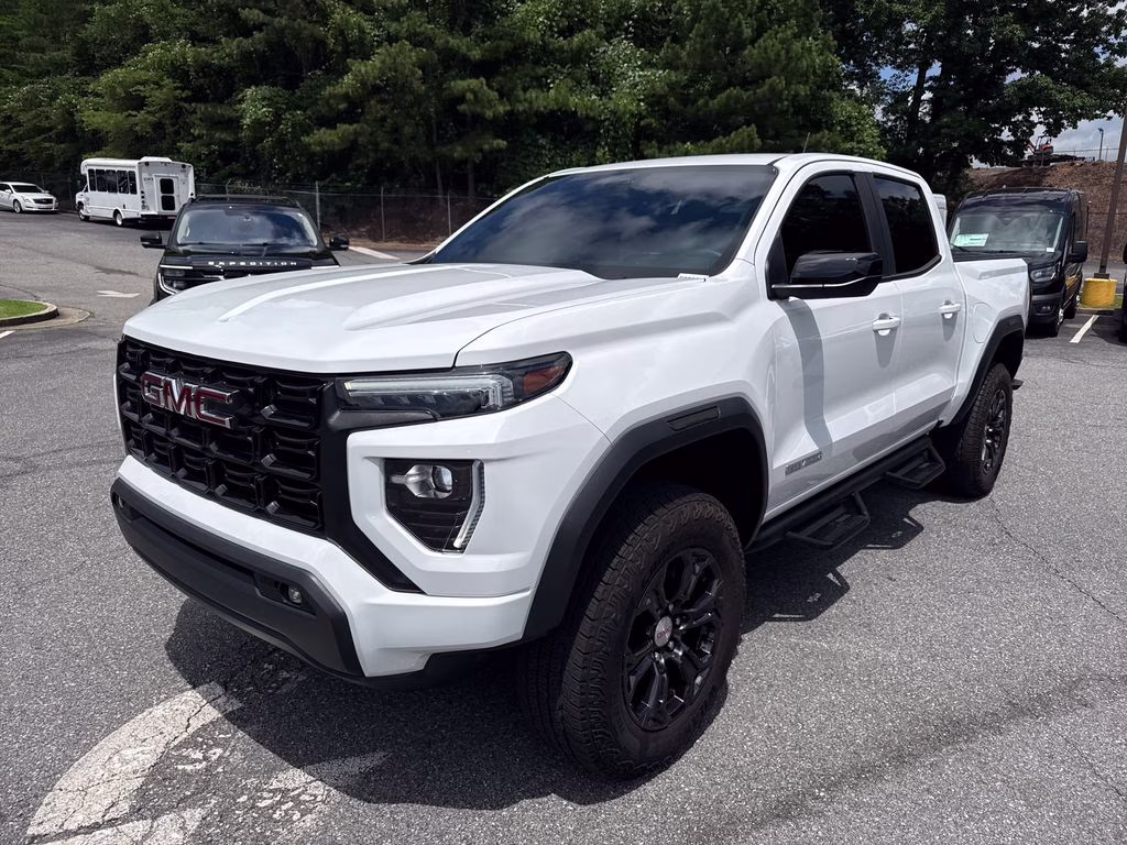 2023 Summit White GMC Canyon Elevation RWD Truck