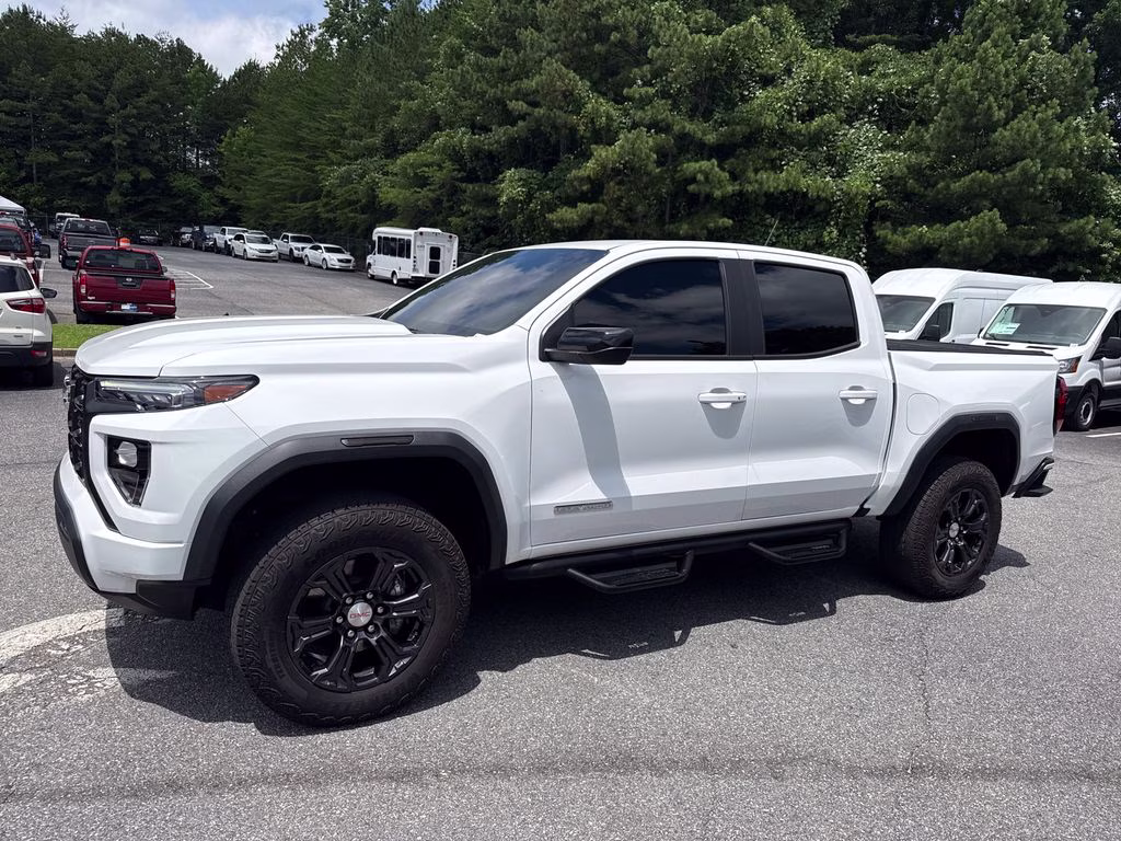 2023 Summit White GMC Canyon Elevation RWD Truck