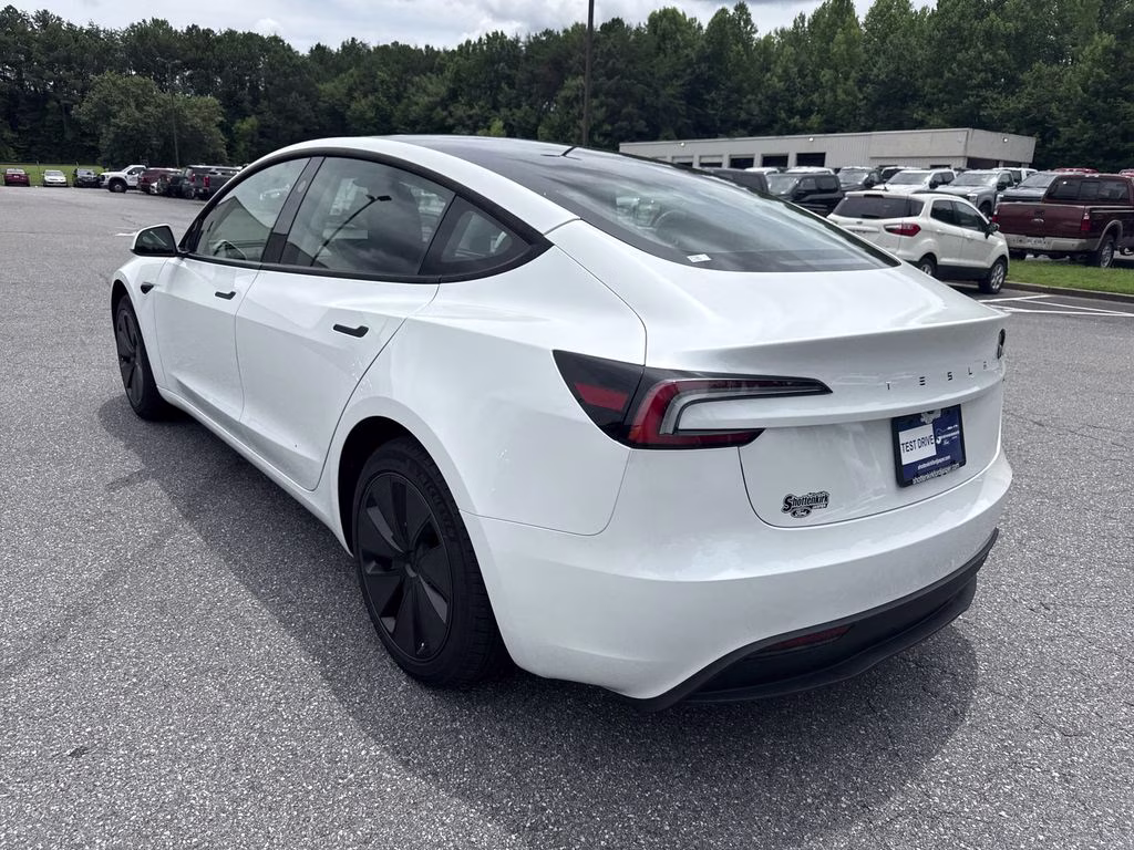 2025 Pearl White Multi-Coat Tesla Model 3 Long Range RWD Sedan