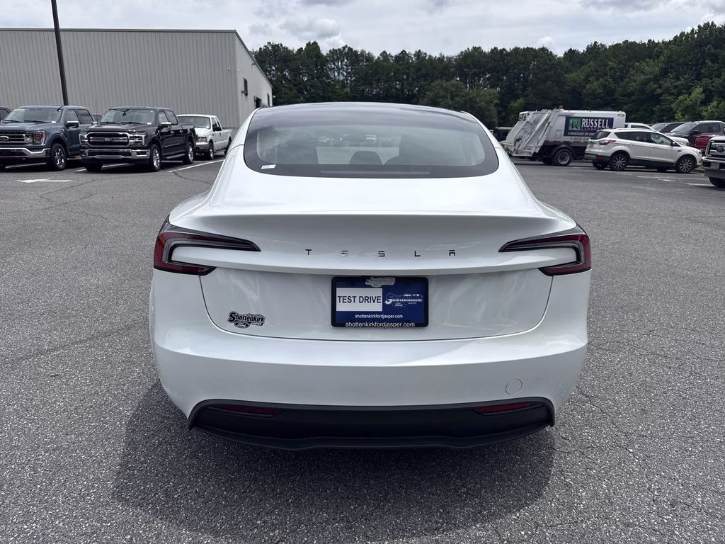 2025 Pearl White Multi-Coat Tesla Model 3 Long Range RWD Sedan