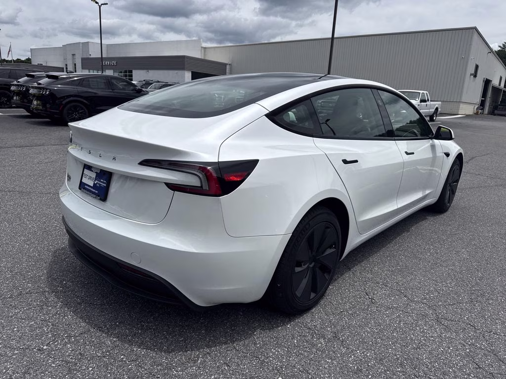 2025 Pearl White Multi-Coat Tesla Model 3 Long Range RWD Sedan