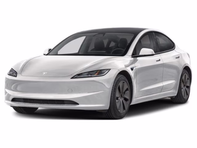 2025 Pearl White Multi-Coat Tesla Model 3 Long Range RWD Sedan