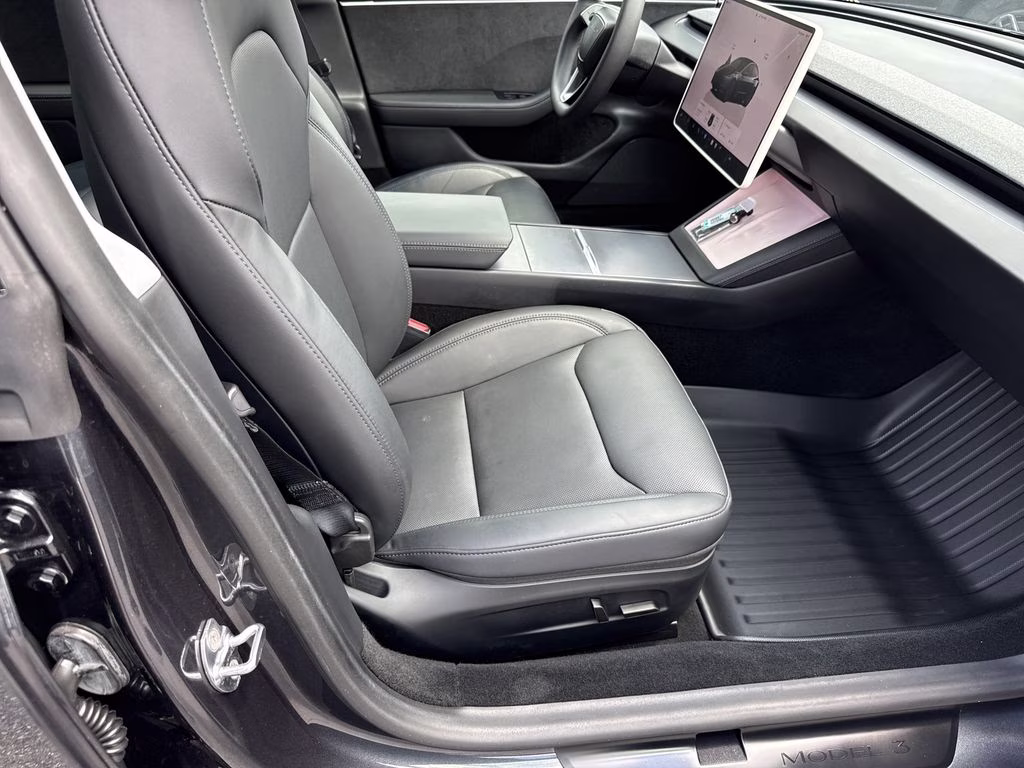 2025 Stealth Gray Tesla Model 3 Long Range AWD Sedan