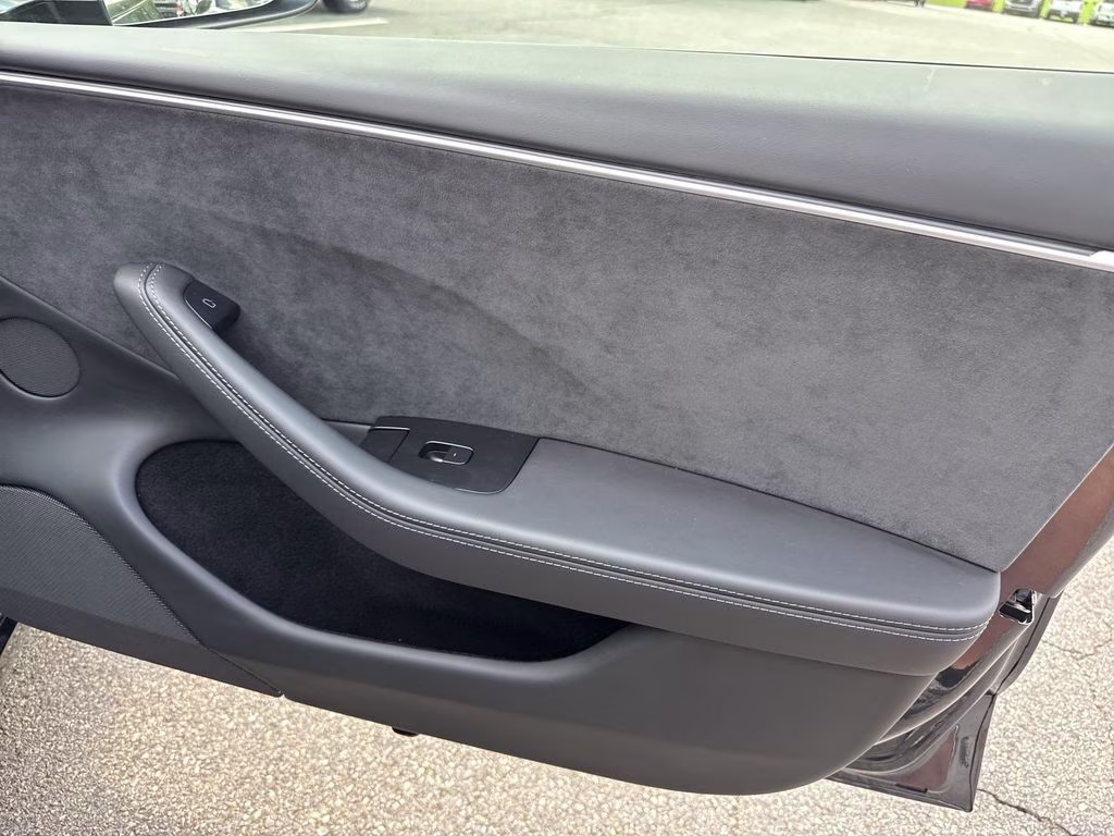 2025 Stealth Gray Tesla Model 3 Long Range AWD Sedan